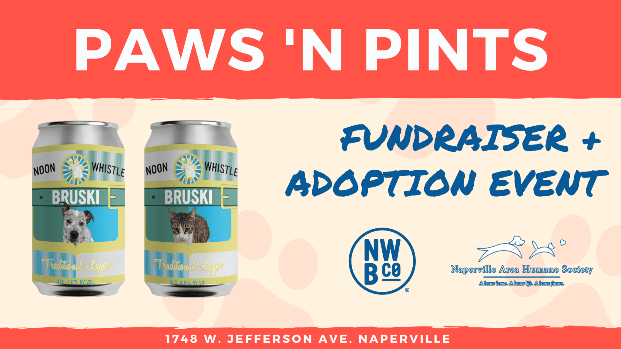 Paws 'n Pints • Noon Whistle Brewing